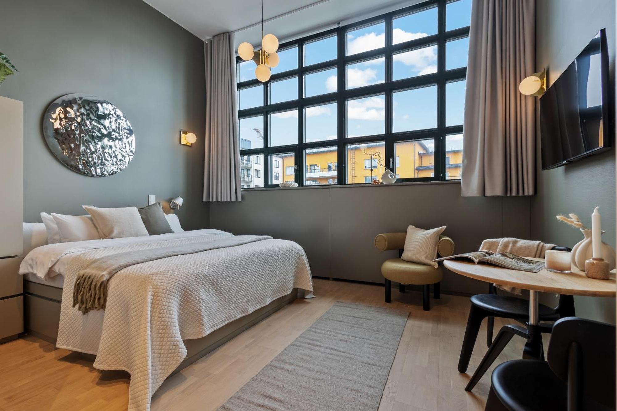 Unity Hammarby Sjoestad - A Studio Hotel Stockholm Eksteriør bilde